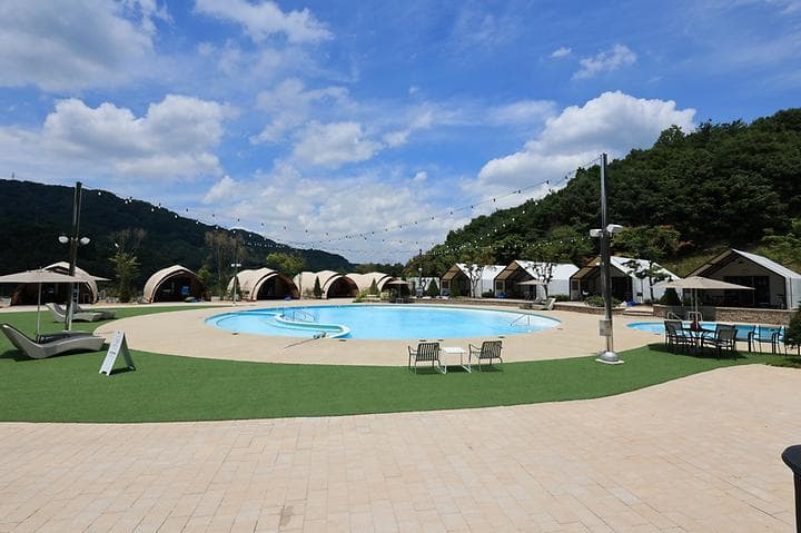 숲에서 만난 바다 글램핑