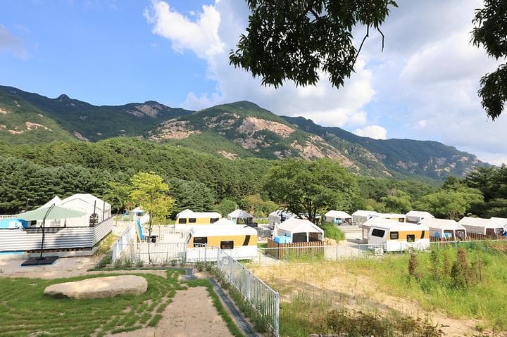 산이다 글램핑
