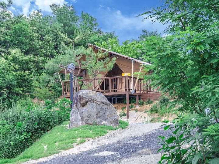 봉포레이크 글램핑 오토캠핑장