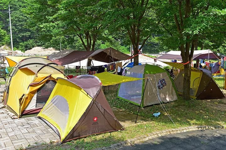 진안군 운일암반일암 관광지 야영장