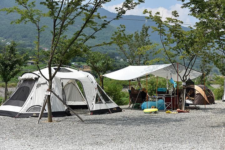 자연속 캠핑장