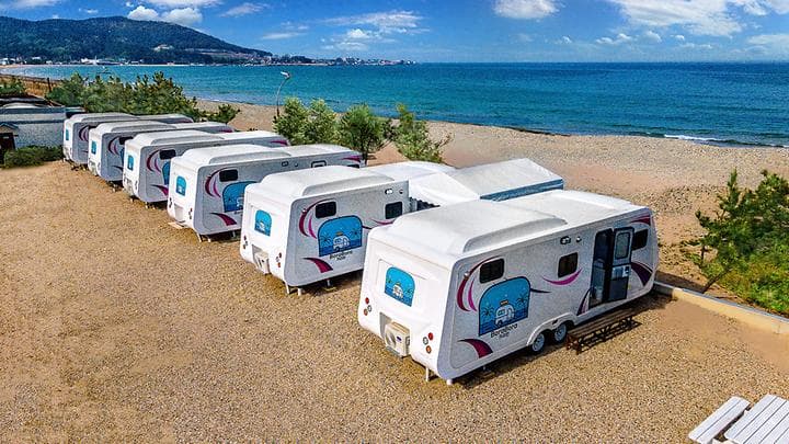 보라보라카라반 캠핑장